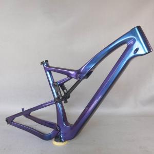 new Full Suspension chameleon color ALL Mountain Bike Frame carbon fiber MTB frame FM10 accept custom painting Enduro frame